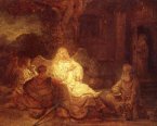 Abraham et les trois anges - REMBRANDT